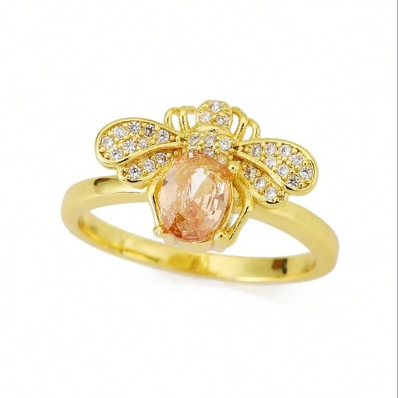 Cubic Zirconia Bee Ring - Picture 4 of 5